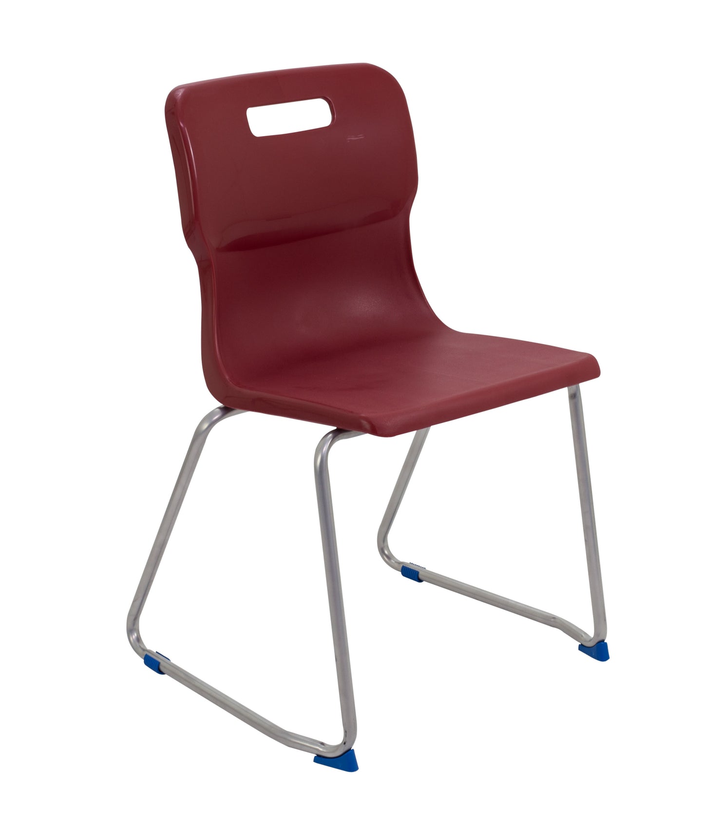 Titan Skid Base Chair | Size 6 | Burgundy