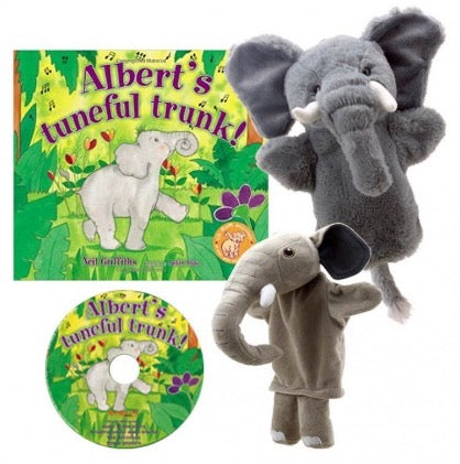 Albert's Tuneful Trunk Book Set with CD