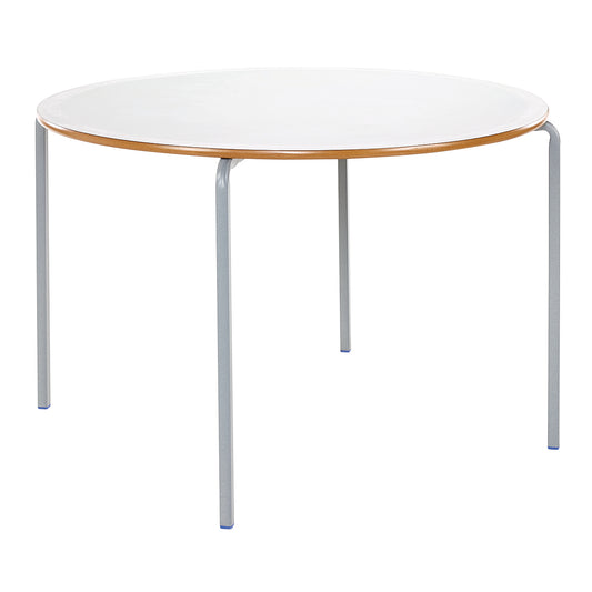 Metalliform Circular Crushed Bent Table PU Duraform Edge (750mm Dia)