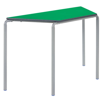 Metalliform Trapezoidal Crushed Bent Table PU Duraform Edge (1100 x 550mm)