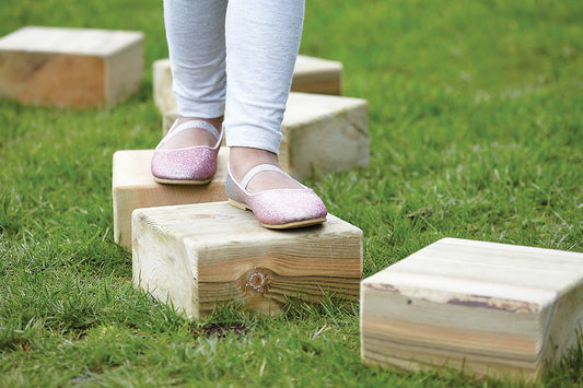 Millhouse Early Years Outdoor Stepping Blocks (Set of 4)