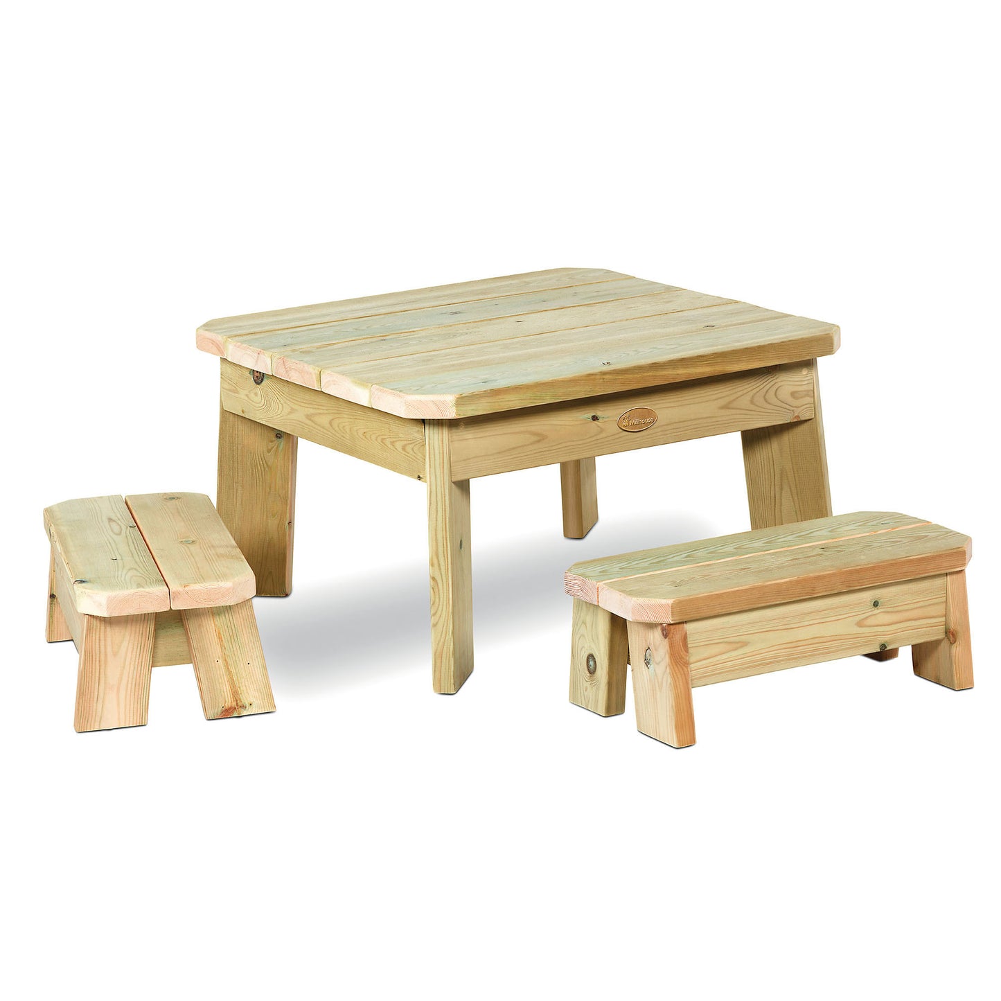 Millhouse Early Years Square Table & Bench Set