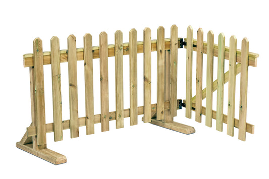 Millhouse Early Years Movable Fence Panel Divider and Gate