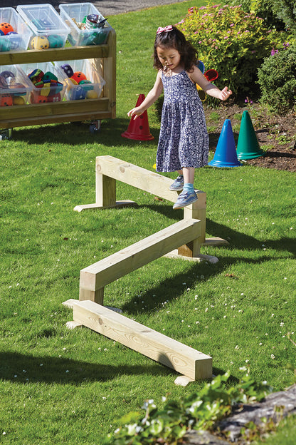 Millhouse Early Years Outdoor Balance Beam Set