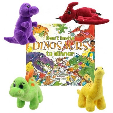 Dont invite Dinosaurs to Dinner Book Set with CD