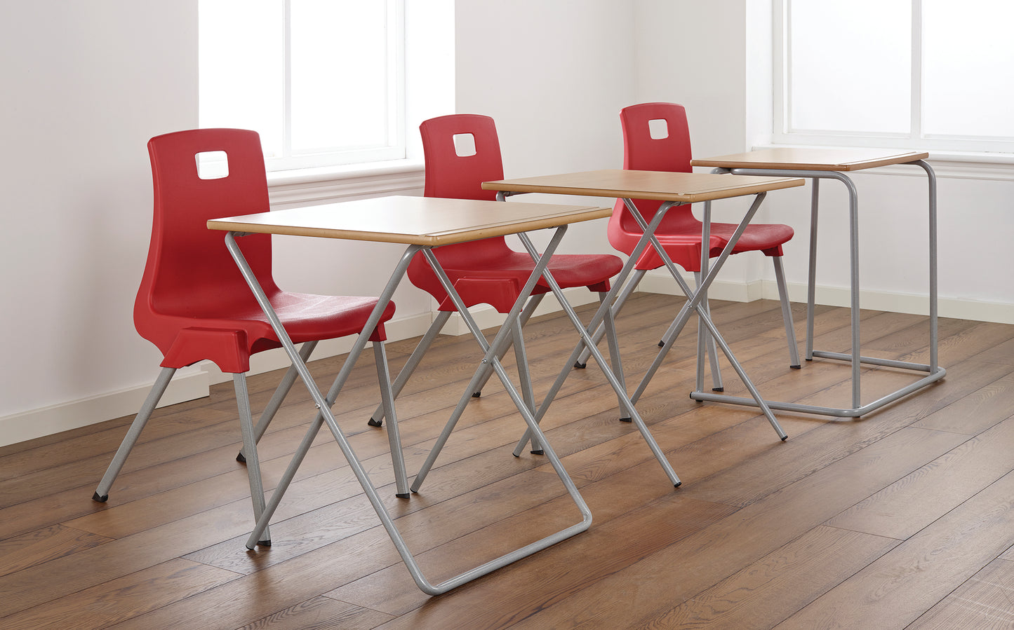 Metalliform Four Legged Folding Examination Desk