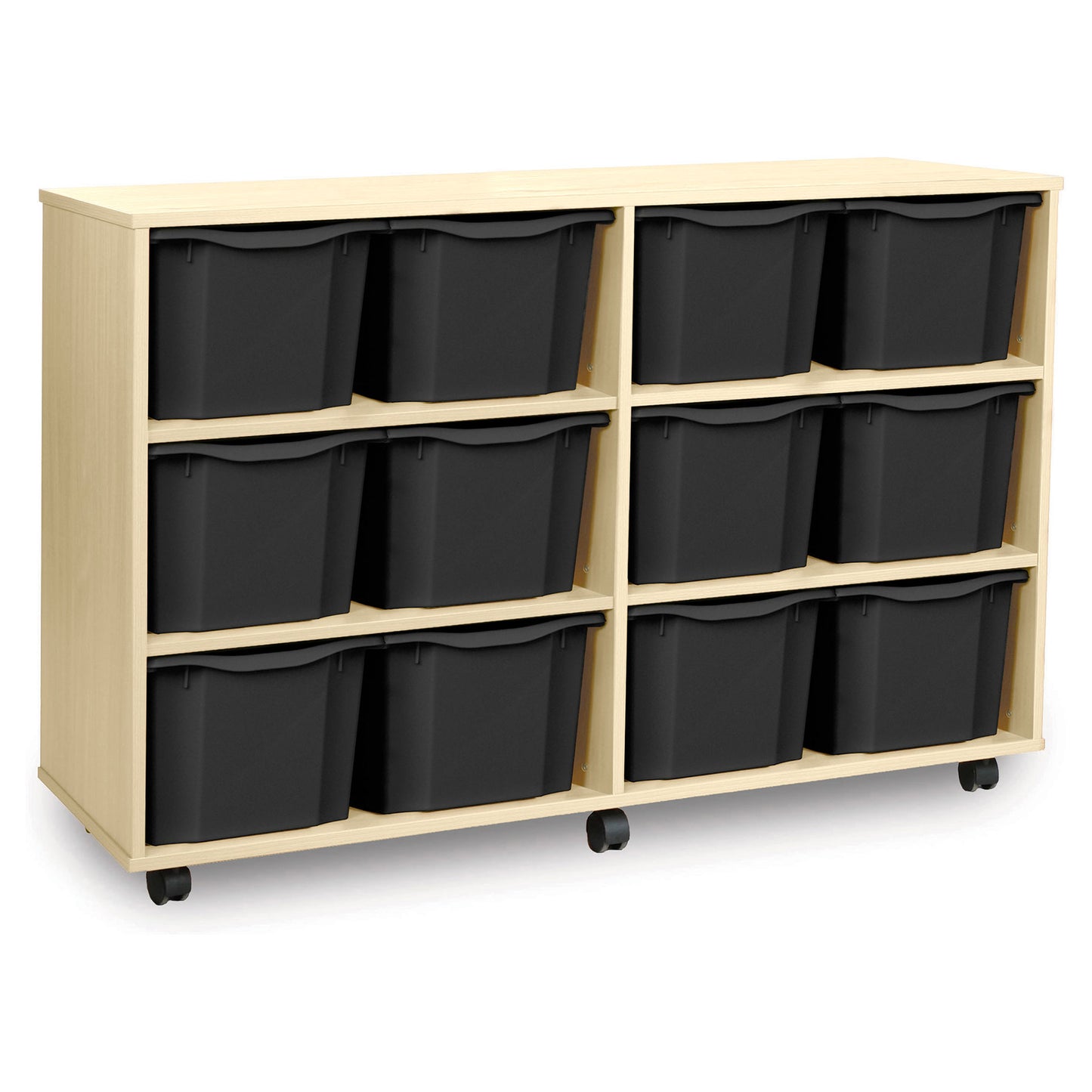 Monarch Mobile School Tray Storage Unit 12 Triple Trays