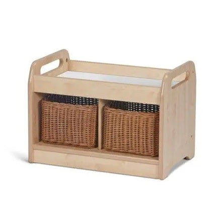 Millhouse Early Years Compact Low Mirror Play Unit (Baskets)