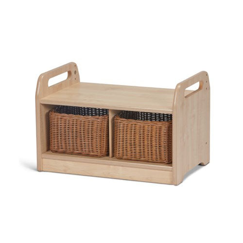 Millhouse Early Years Compact Low Level Storage Bench (Baskets)