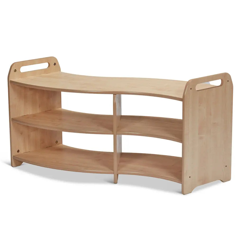 Millhouse Early Years Tall S-shape Open Sweep Shelving Unit