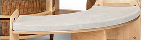 Millhouse Early Years Bench Cushion - Low 90 Degree Open Sweep