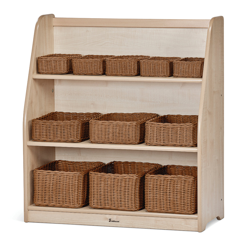 Millhouse Early Years Medium Tiered Shelf Unit With Baskets