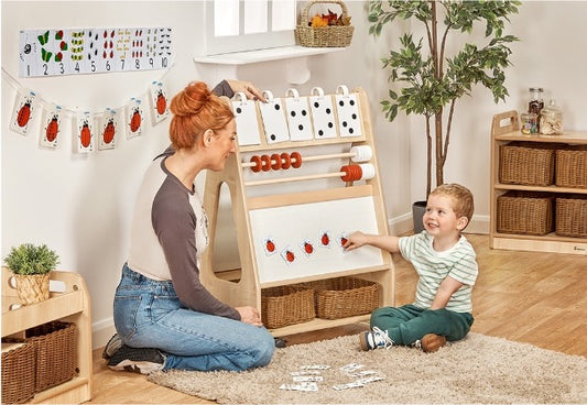 Millhouse Early Years Mobile Double Sided Learning Station