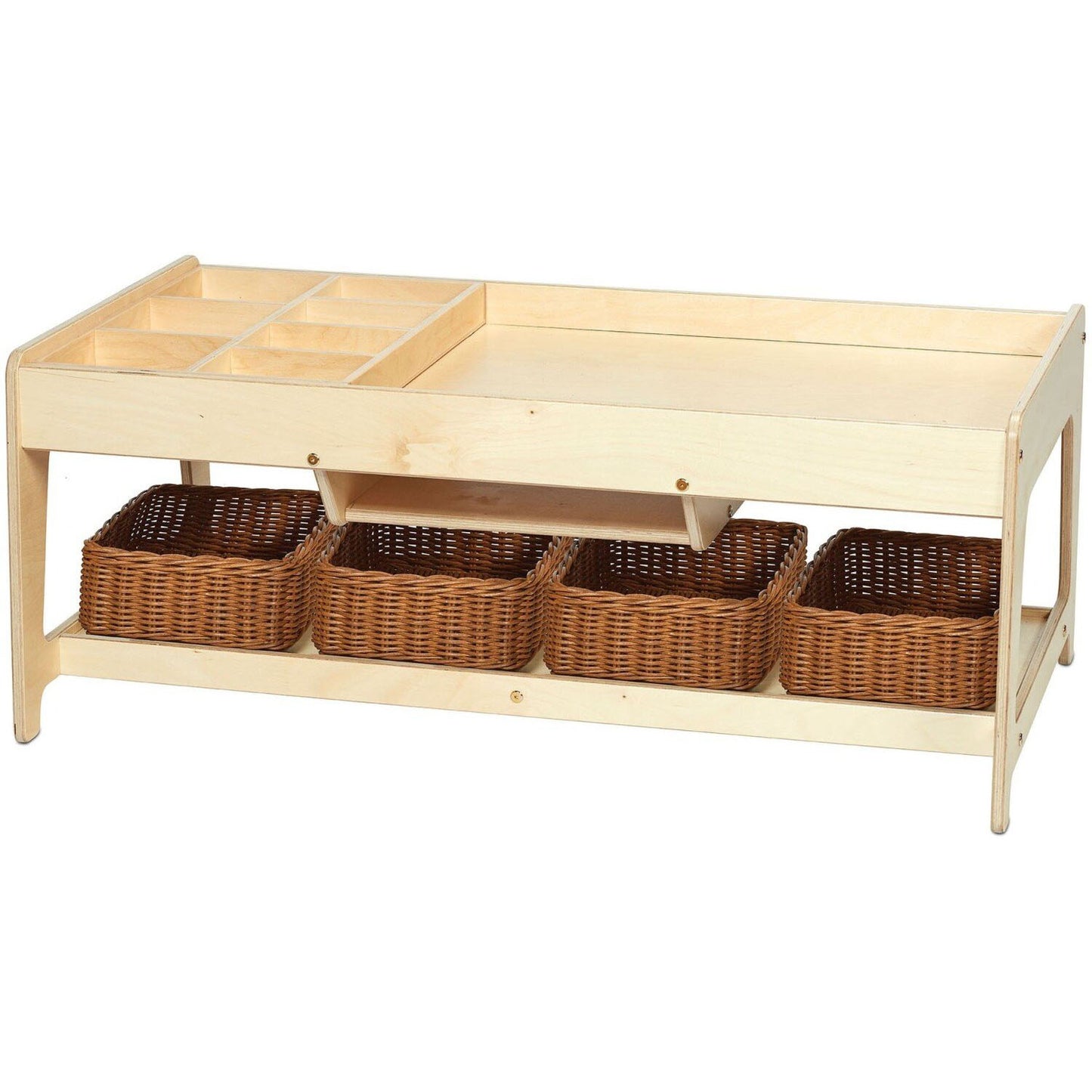 Millhouse Early Years Investigative Play Table and 4 Baskets