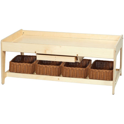 Millhouse Early Years Investigative Play Table and 4 Baskets