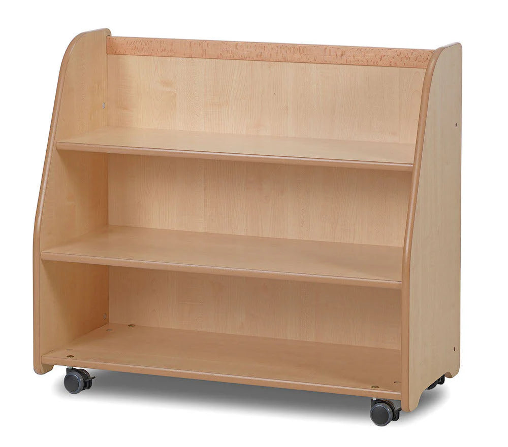 Millhouse Early Years Mobile Tiered Shelf Unit with Mirror Back