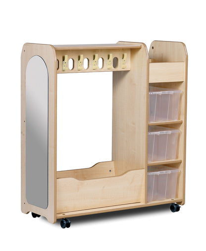 Millhouse Early Years Mobile Dressing Up Trolley