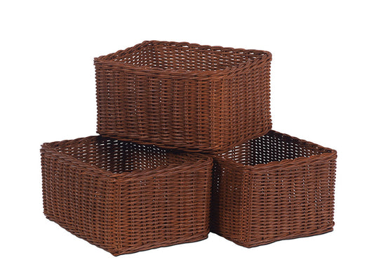 Millhouse Early Years Set of 3 Large Deep Baskets