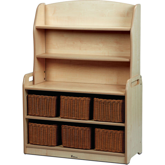 Millhouse Early Years Welsh Dresser Display Storage with 6 baskets