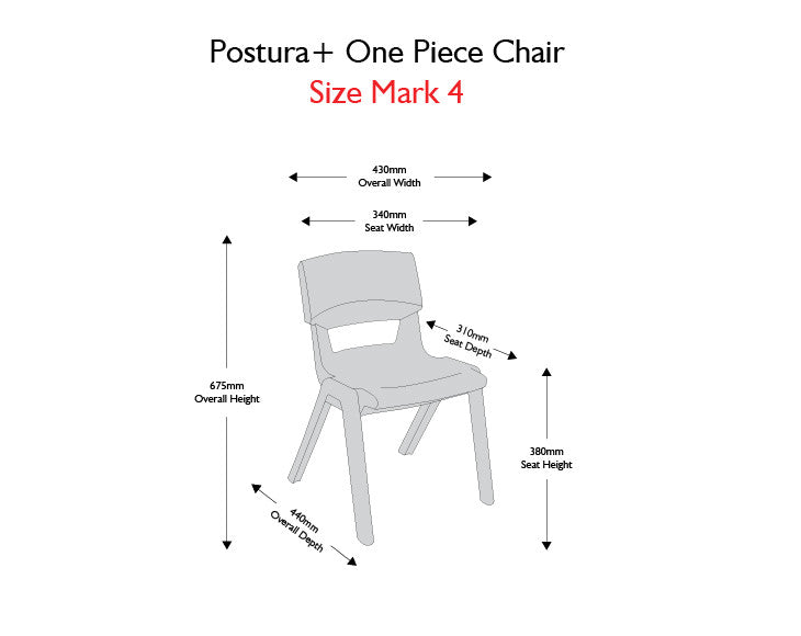 Postura+ One Piece Chair