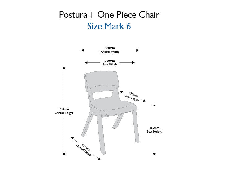 Postura+ One Piece Chair