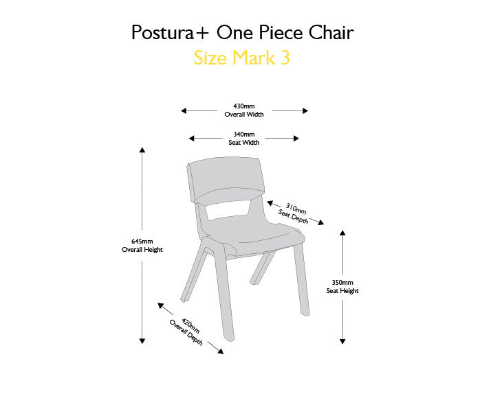 Postura+ One Piece Chair