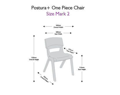 Postura+ One Piece Chair