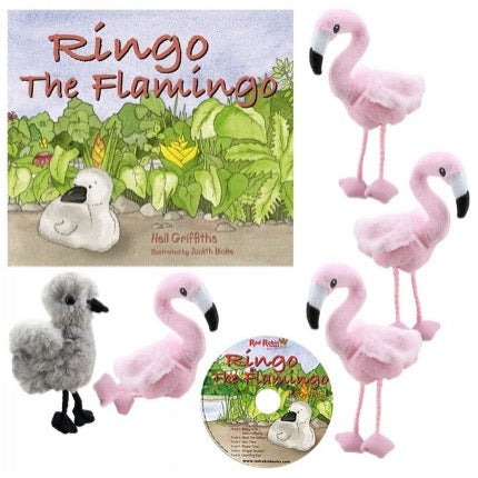 Ringo the Flamingo Book Set with CD