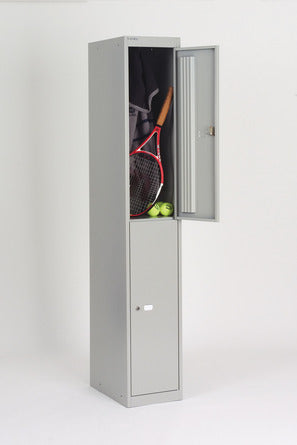 Bisley 2 Door Locker | 45.7 | Goose Grey