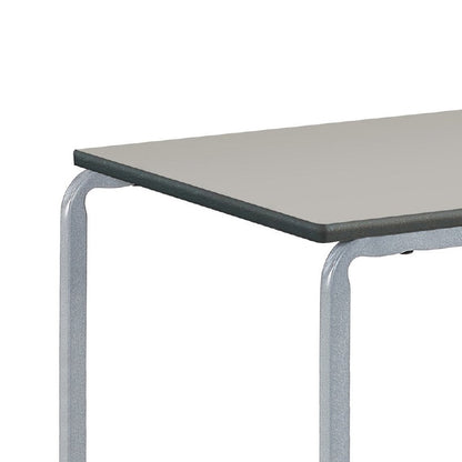 Metalliform Rectangular Crushed Bent Table PU Duraform Edge (1100 x 550mm)