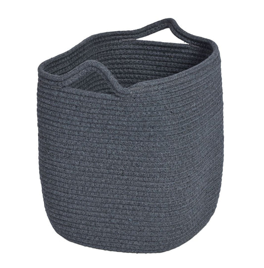 Millhouse Early Years Dark Grey Deep Rope Basket (PK6)