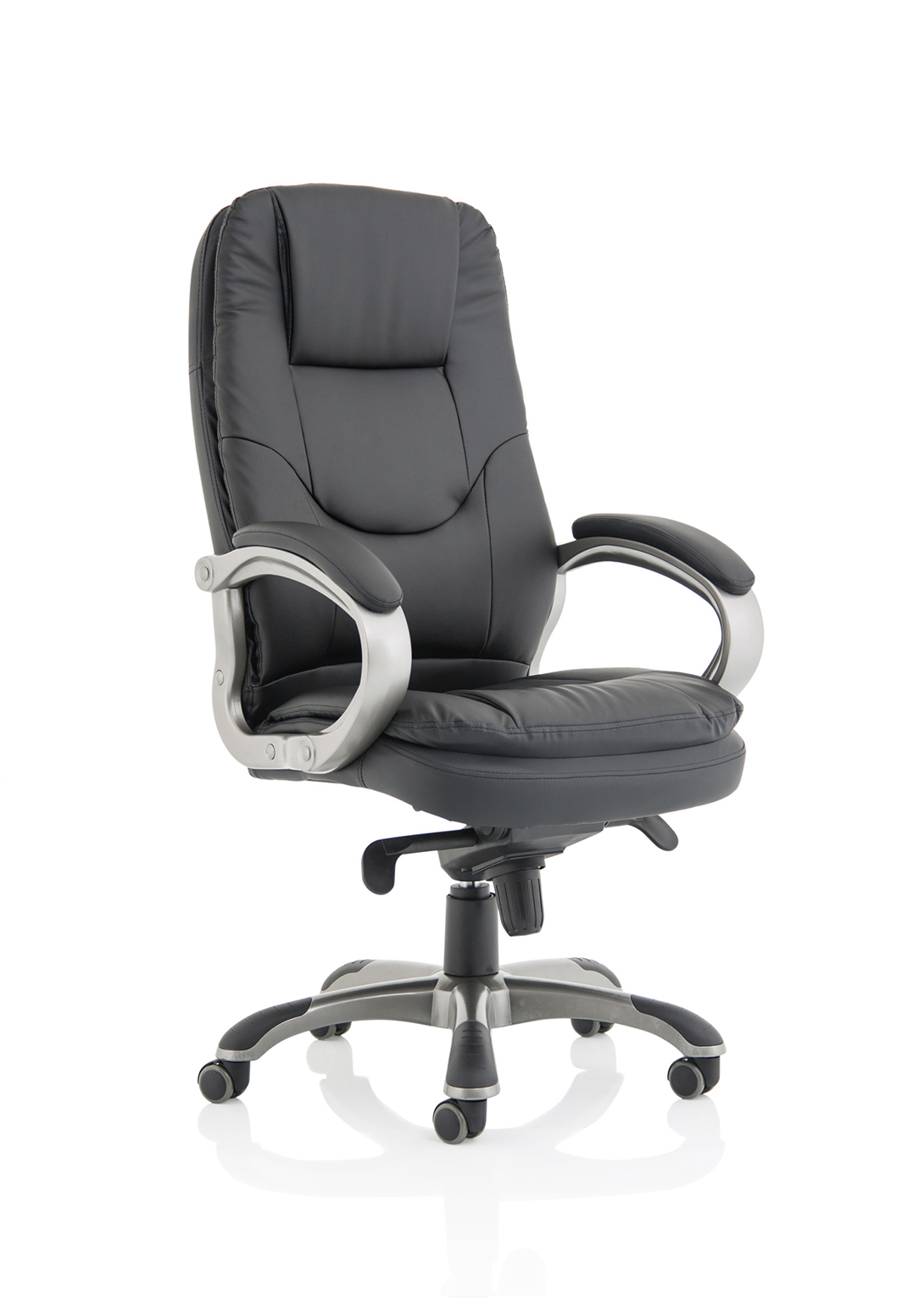 Oscar High Back Black Executive Office Chair with Arms