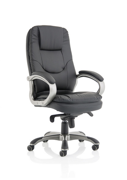 Oscar High Back Black Executive Office Chair with Arms