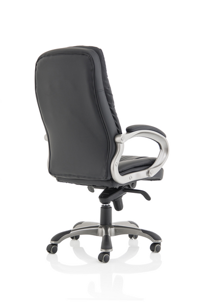 Oscar High Back Black Executive Office Chair with Arms