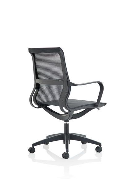 Lula Medium Mesh Back Executive Office Chair with Arms