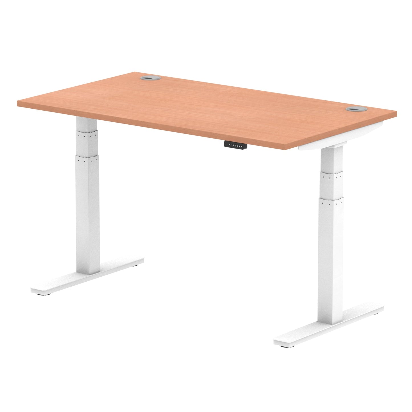 Air Height Adjustable Desk With Cable Ports