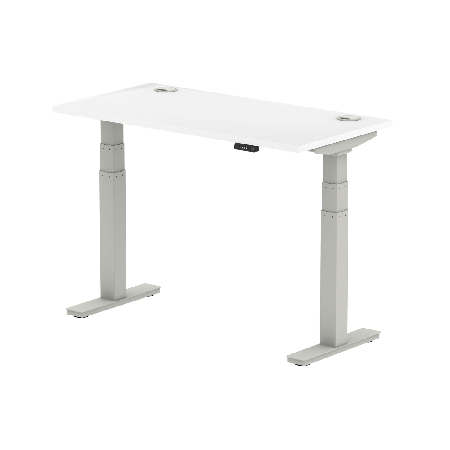 Air Height Adjustable Slimline Desk With Cable Ports