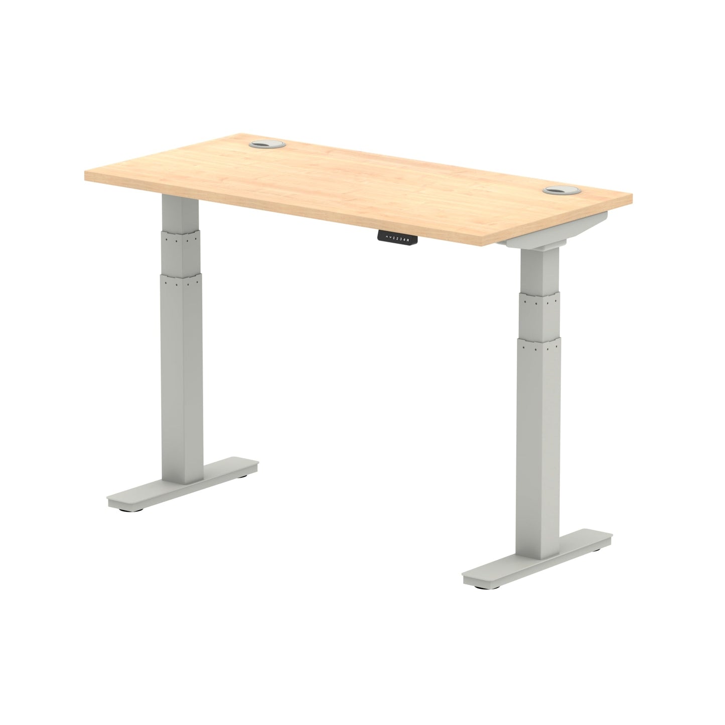 Air Height Adjustable Slimline Desk With Cable Ports