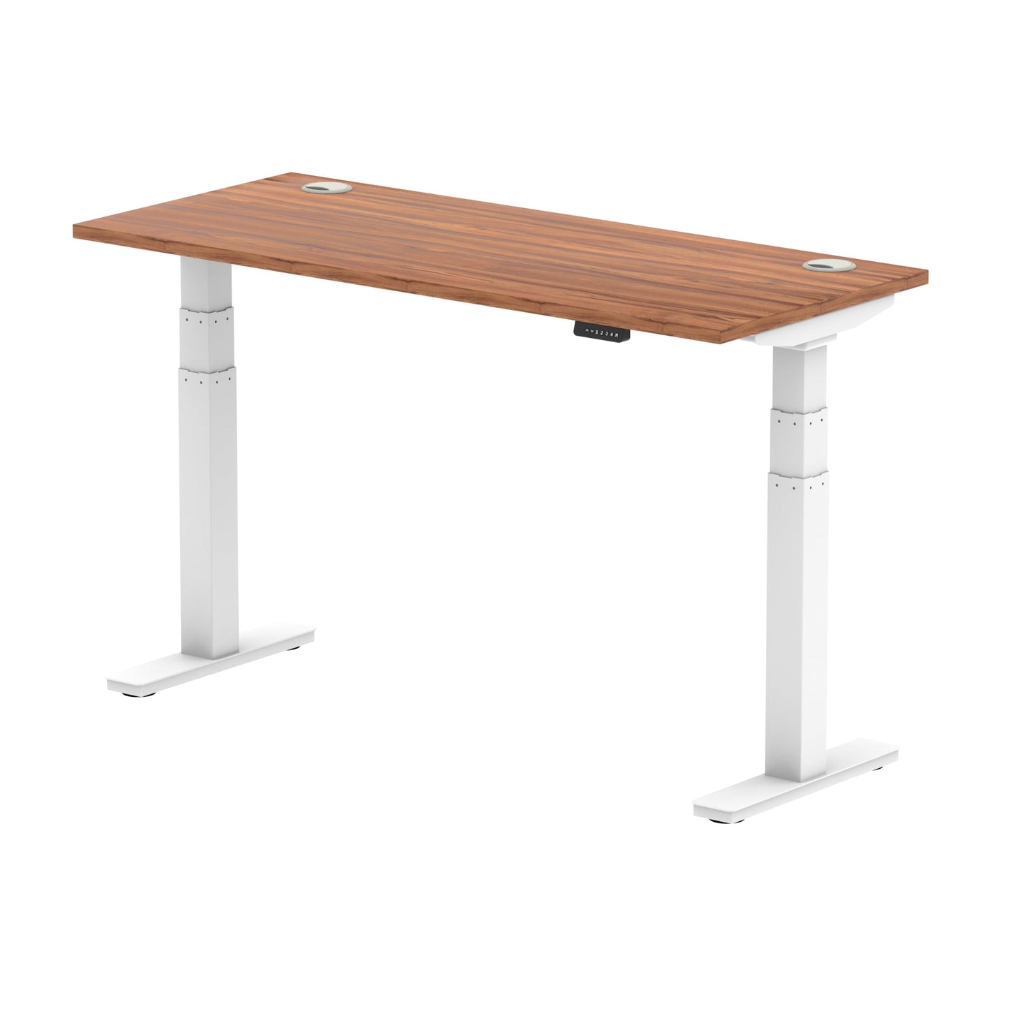 Air Height Adjustable Slimline Desk With Cable Ports