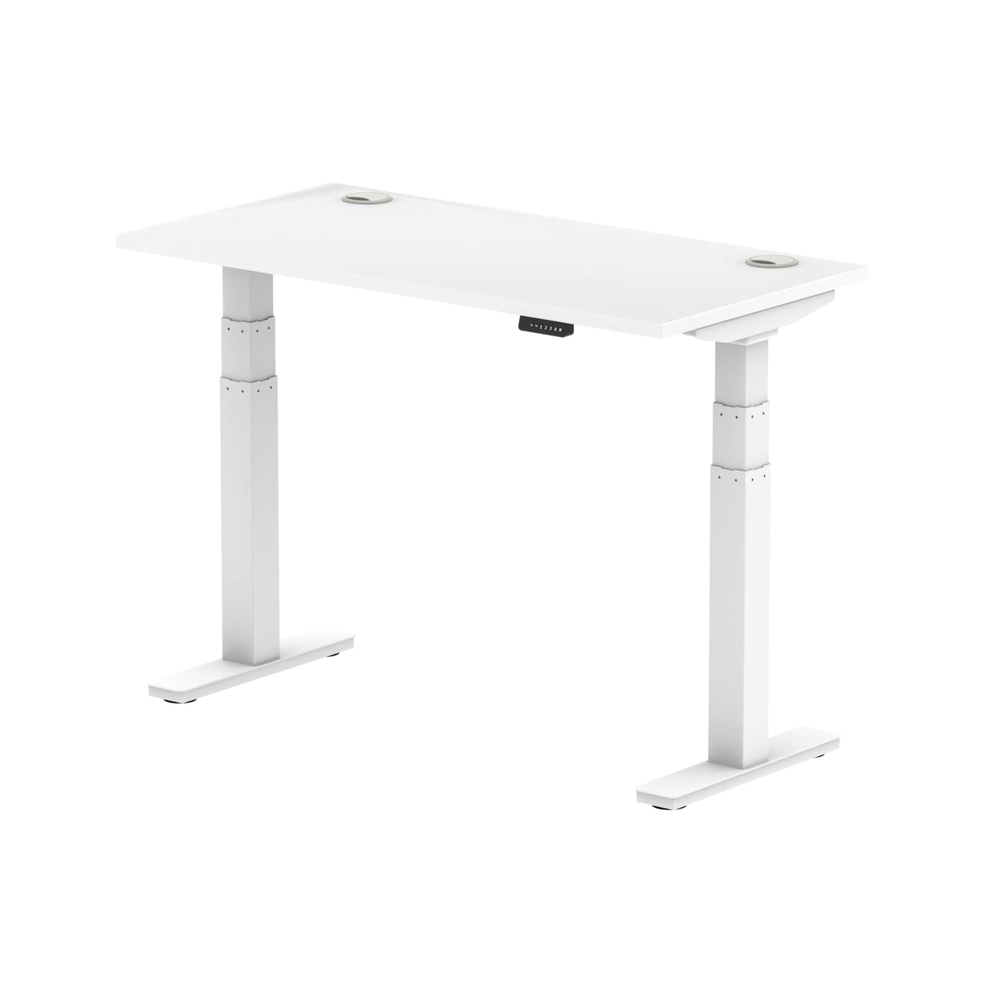 Air Height Adjustable Slimline Desk With Cable Ports