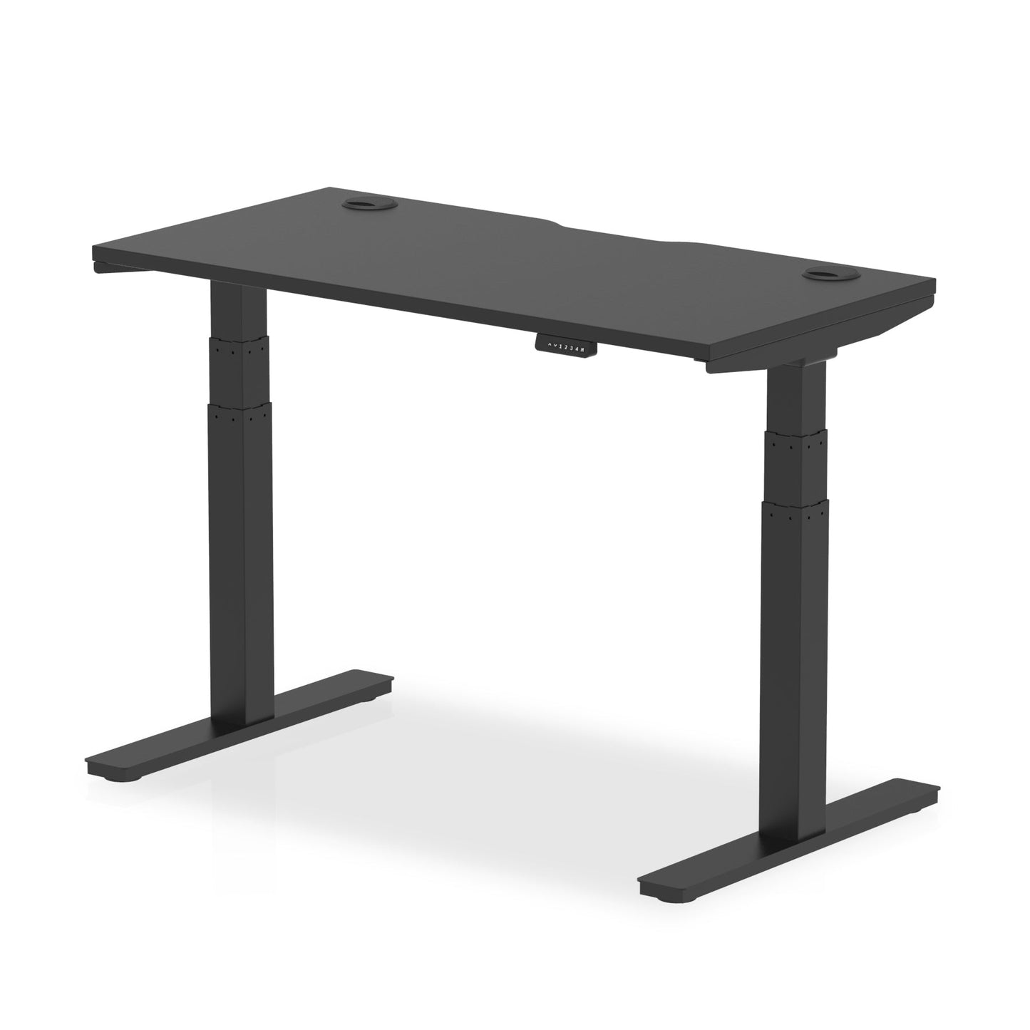 Air Black Series Slimline Height Adjustable Desk