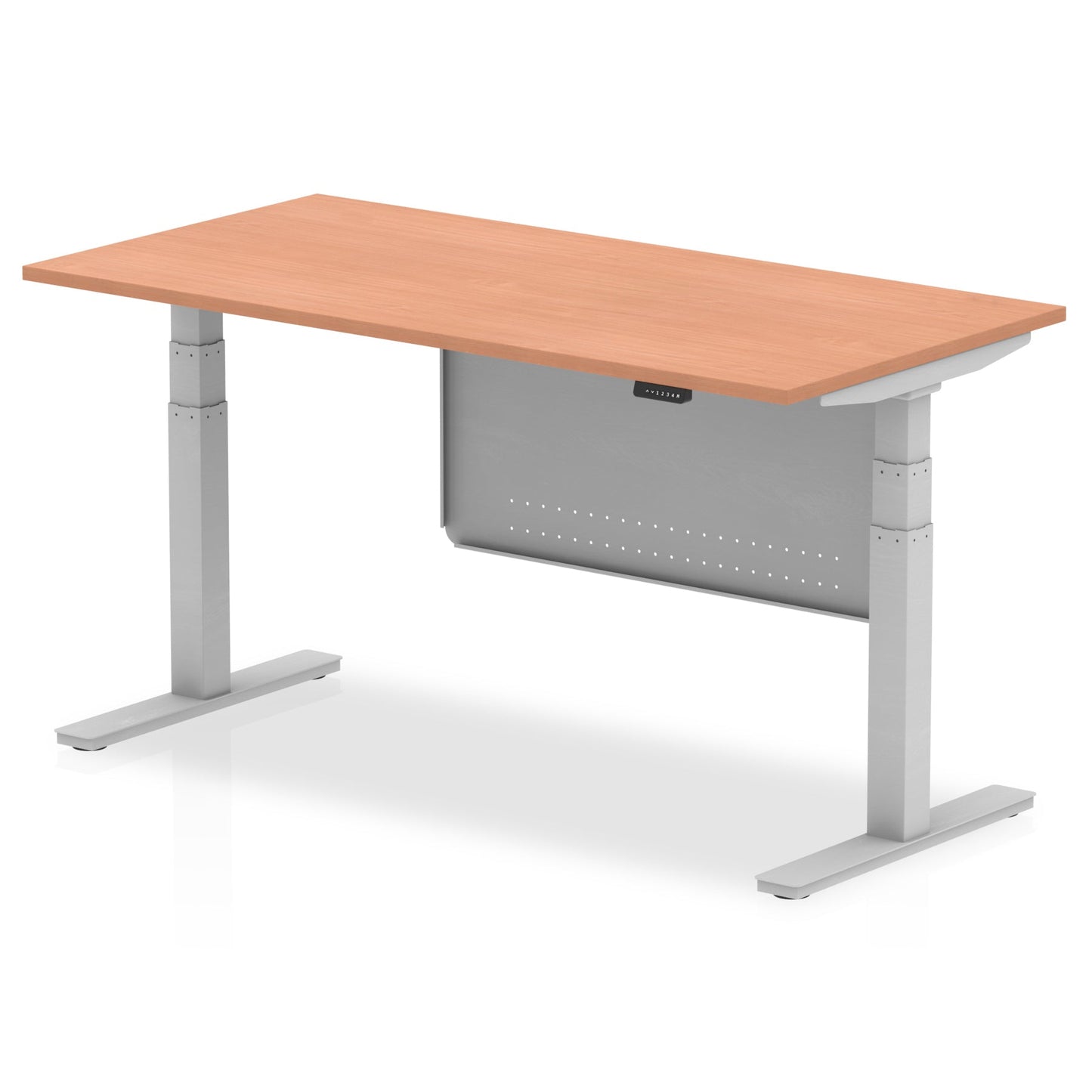 Air Height Adjustable Desk with Steel Modesty Panel