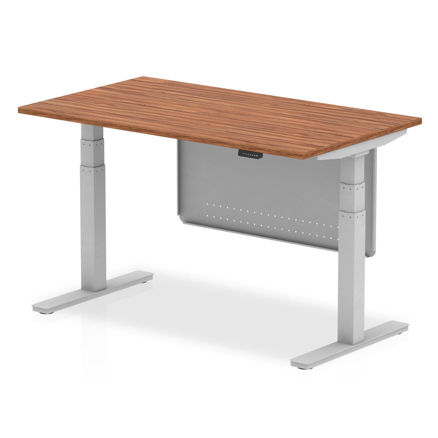 Air Height Adjustable Desk with Steel Modesty Panel