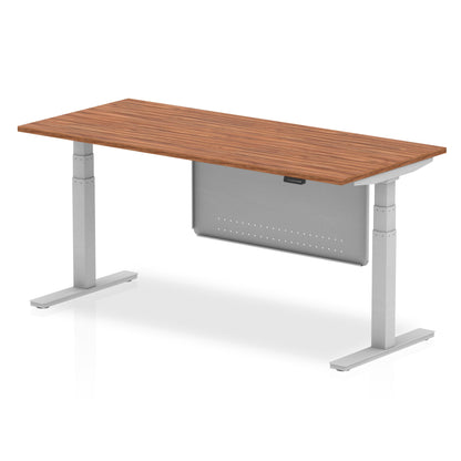 Air Height Adjustable Desk with Steel Modesty Panel