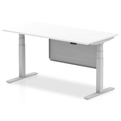 Air Height Adjustable Desk with Steel Modesty Panel