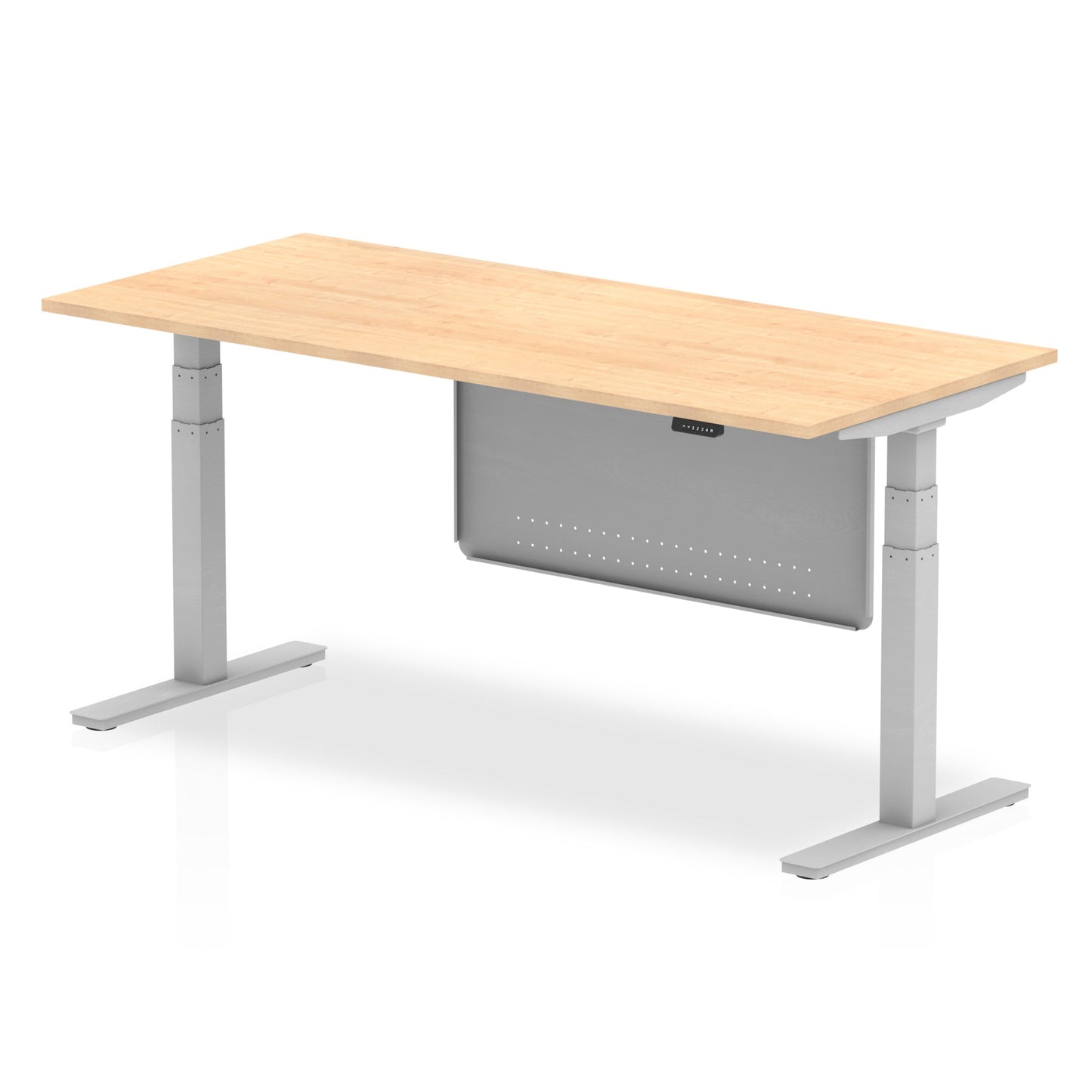 Air Height Adjustable Desk with Steel Modesty Panel