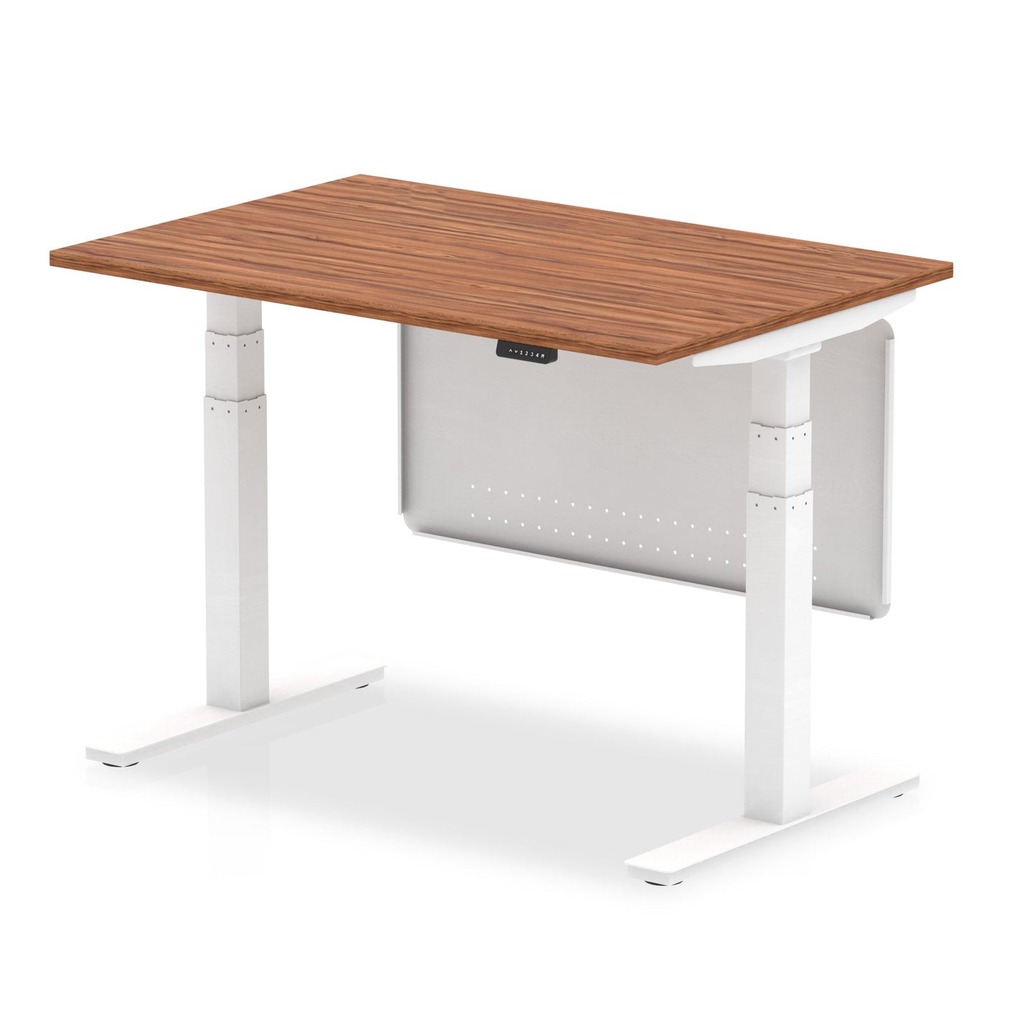 Air Height Adjustable Desk with Steel Modesty Panel