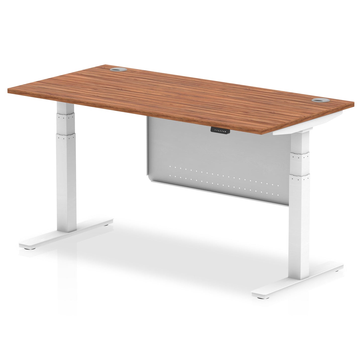 Air Height Adjustable Desk with Steel Modesty Panel