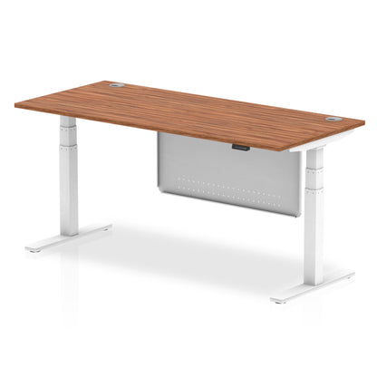 Air Height Adjustable Desk with Steel Modesty Panel