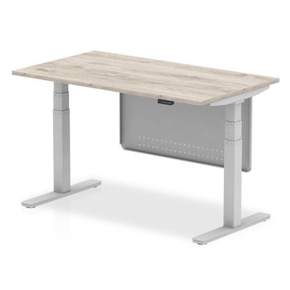 Air Height Adjustable Desk with Steel Modesty Panel